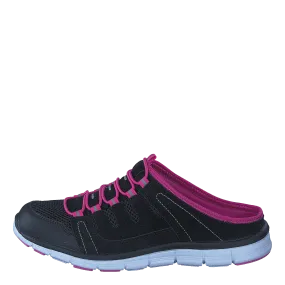 435-1309 Comfort Sock Black/Fuchsia