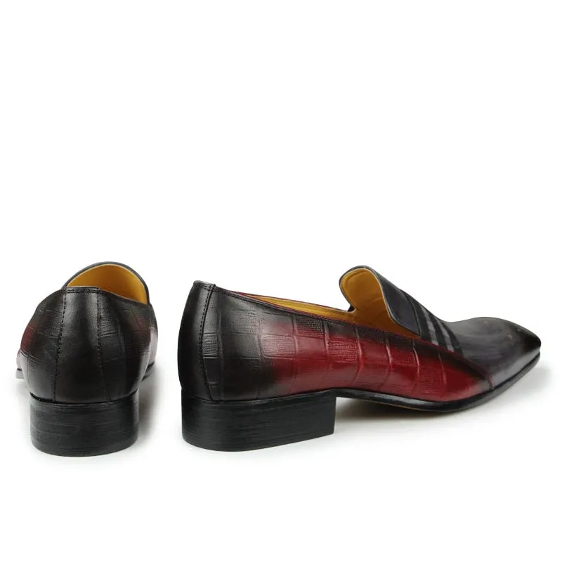 Breathable Calf Leather Slip-on Loafers