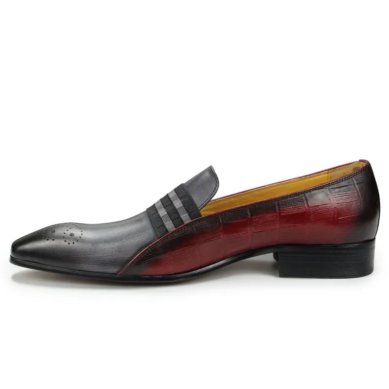 Breathable Calf Leather Slip-on Loafers