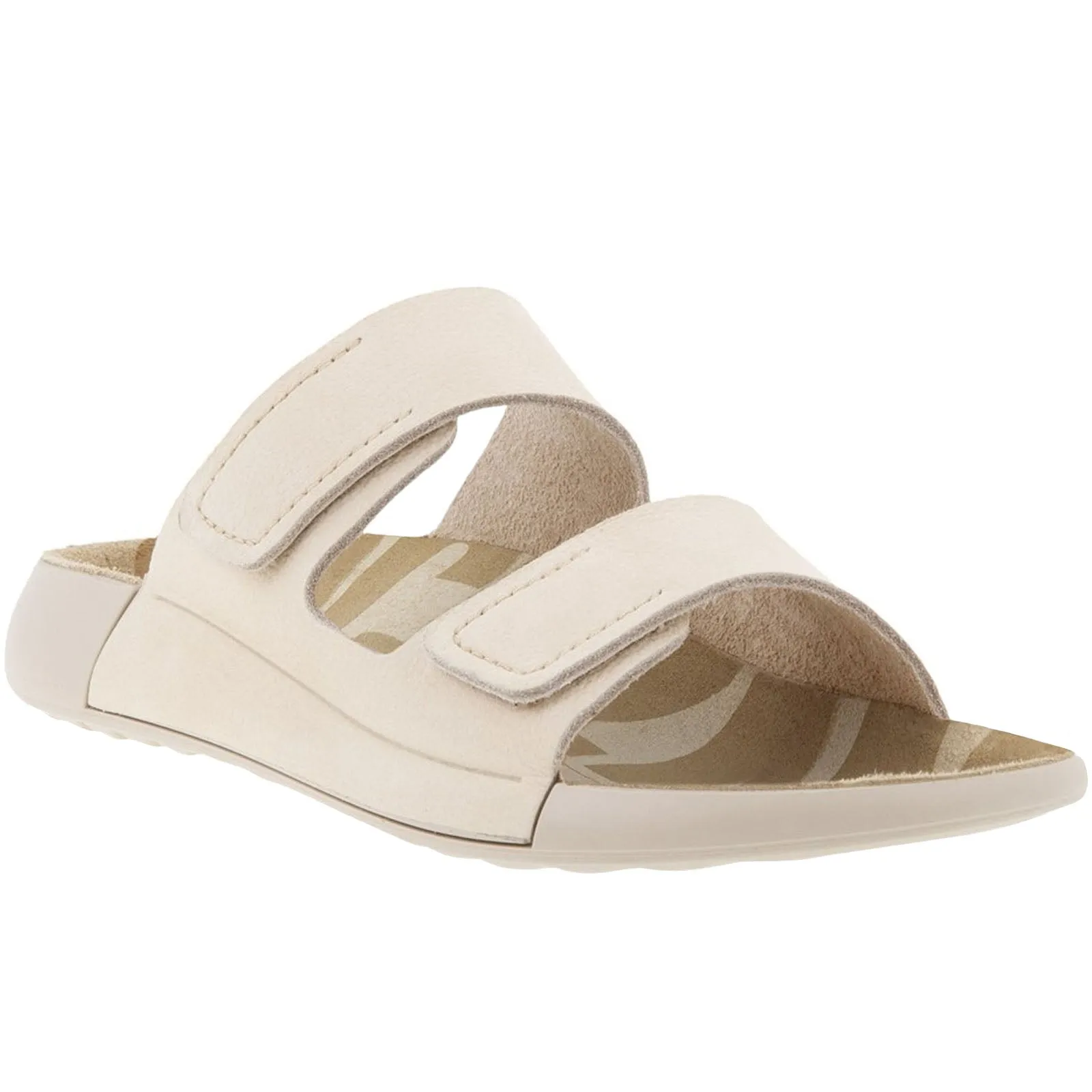 ECCO Womens Cozmo Flat Leather Sandals