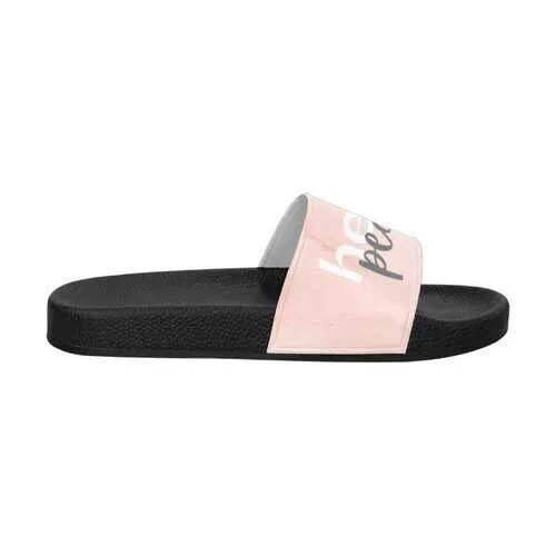 Flip-Flop Sandals, Peace Marble Hello Peace Style Women's Slides