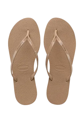 Havaianas You Metallic Sandal Rose Gold