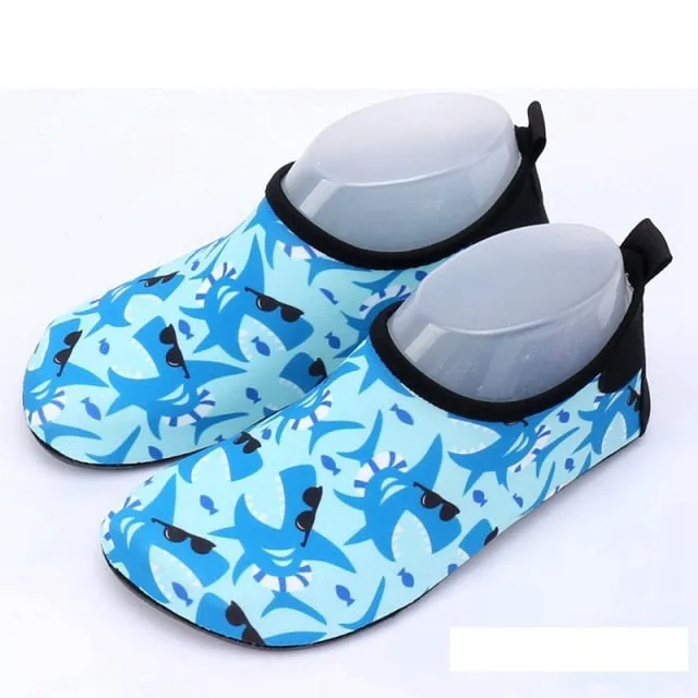 Kids Aqua Socks Water Shoes - Non-Slip & Lightweight | Waterproof Beach Shoes For Kids