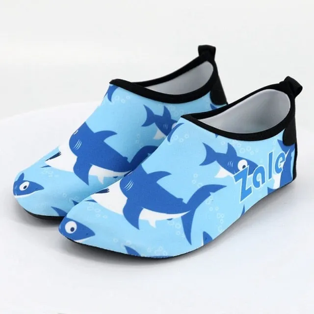 Kids Aqua Socks Water Shoes - Non-Slip & Lightweight | Waterproof Beach Shoes For Kids