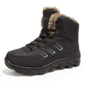 Men's Outdoor Plush Ankle Snow Boots