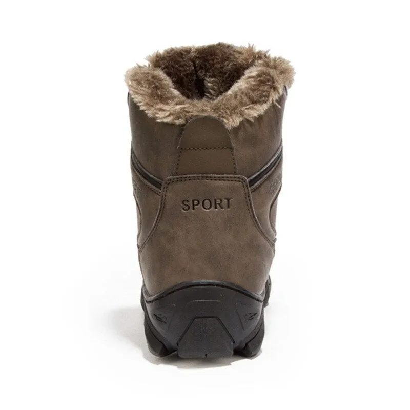 Men's Outdoor Plush Ankle Snow Boots