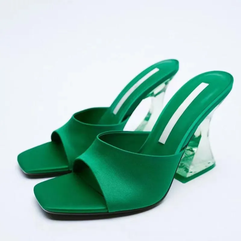 Nerina - Stylish High Heel Slides for Women