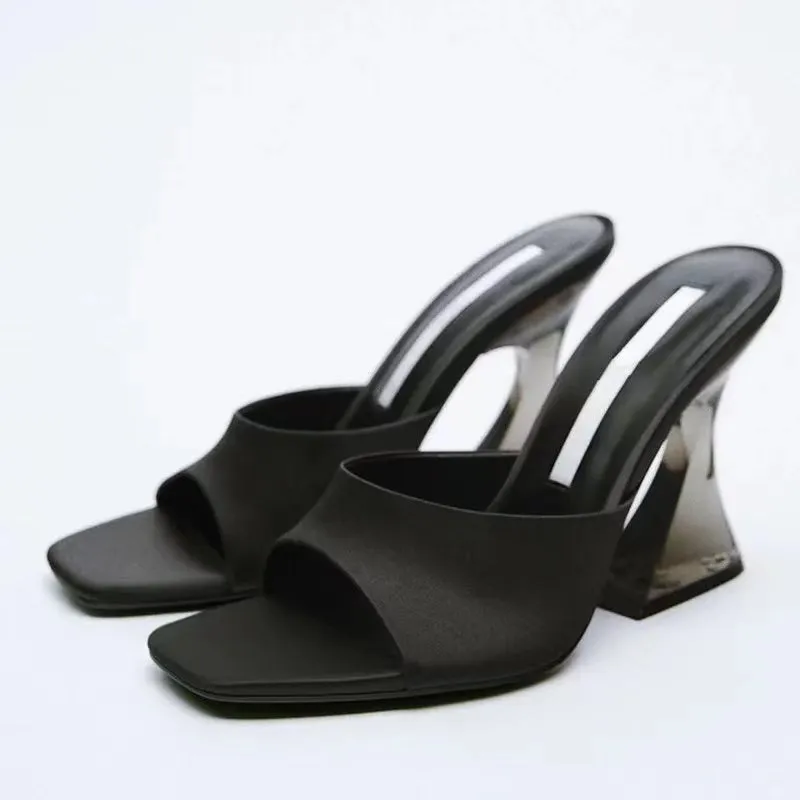 Nerina - Stylish High Heel Slides for Women