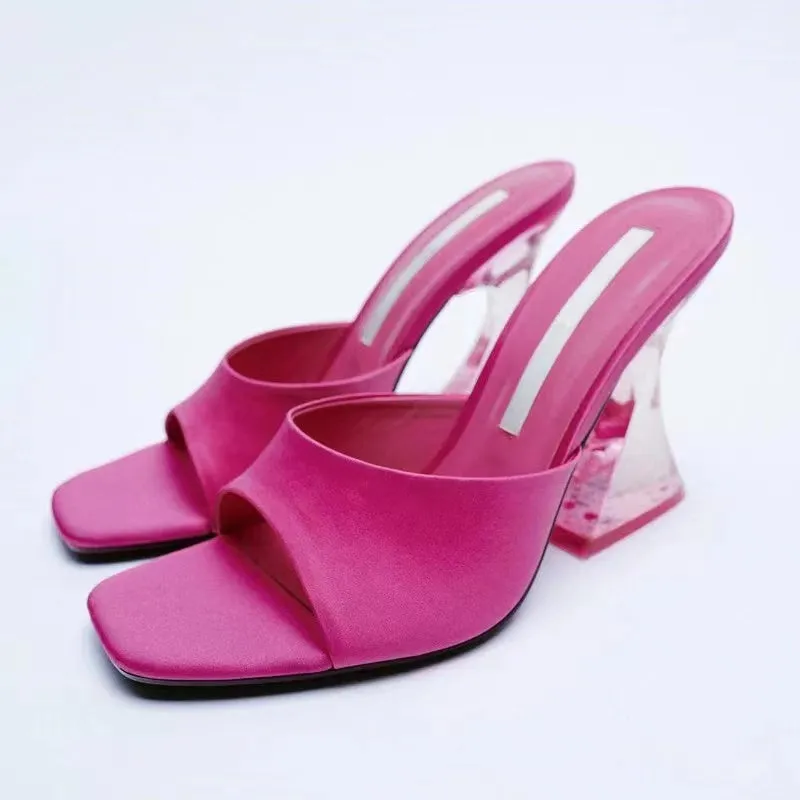 Nerina - Stylish High Heel Slides for Women