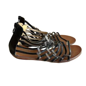 Strappy Gladiator Sandals With Zipper Closure By Forever Women's Size 6.5