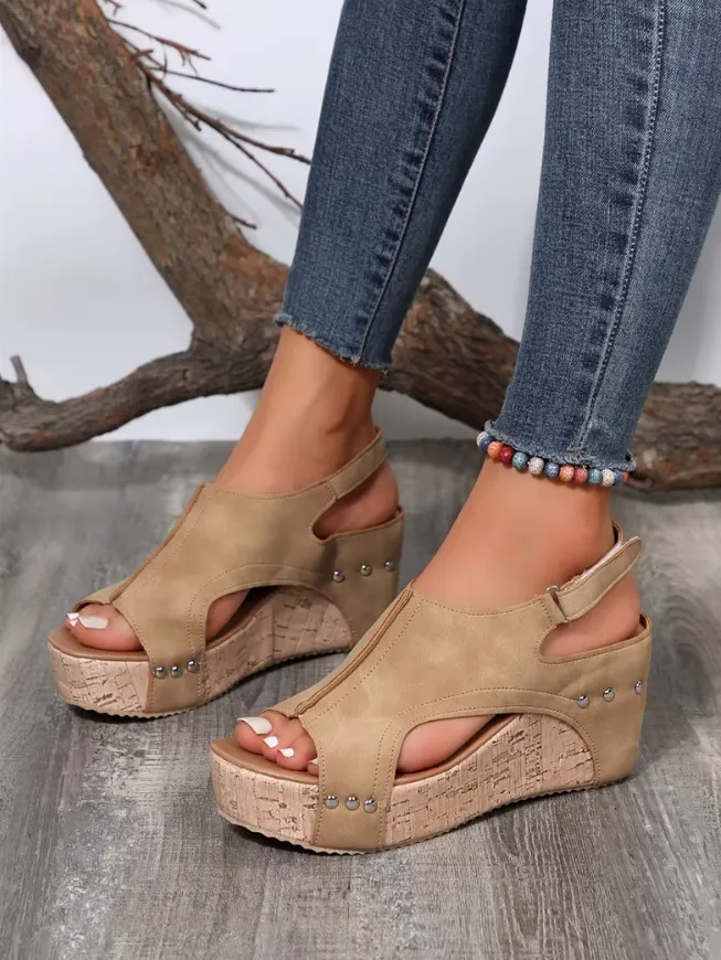 Thalia™ | Stylish Wedge Sandals