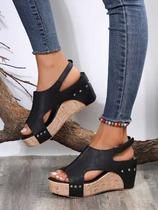 Thalia™ | Stylish Wedge Sandals