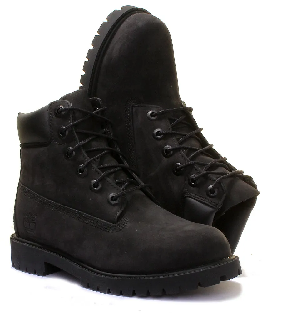 Timberland 6 Inch Ankle Boot In Black For Youth