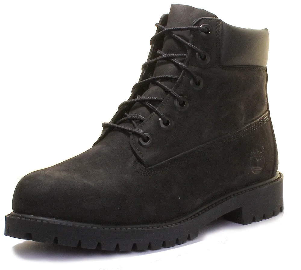 Timberland 6 Inch Ankle Boot In Black For Youth