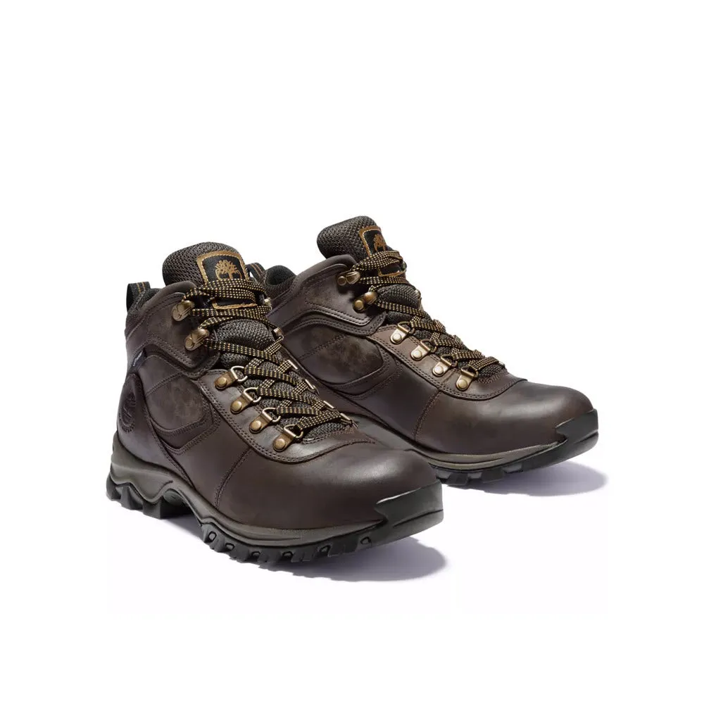 TIMBERLAND MT. MADDSEN MID LEATHER WATERPROOF DARK BROWN - MENS