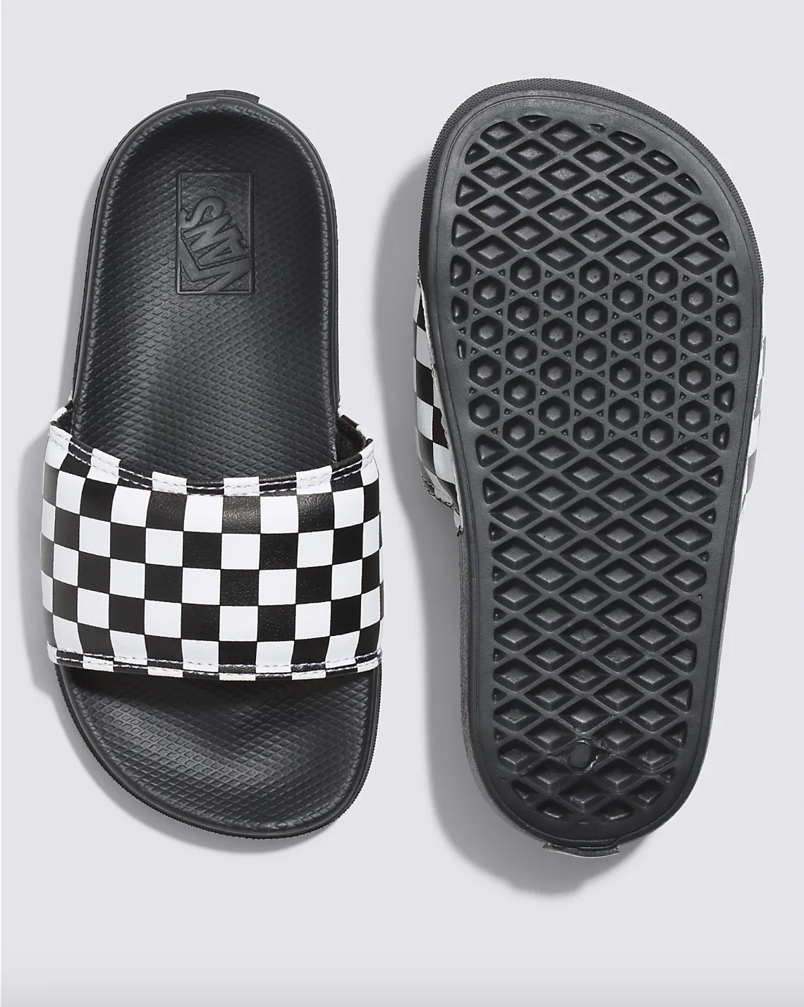 Vans Kids La Costa Slide-On Checkerboard